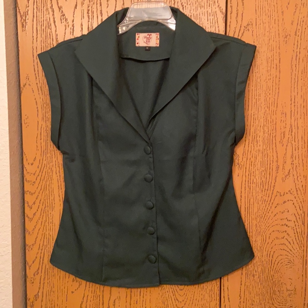 Unique Vintage 1940s retro blouse